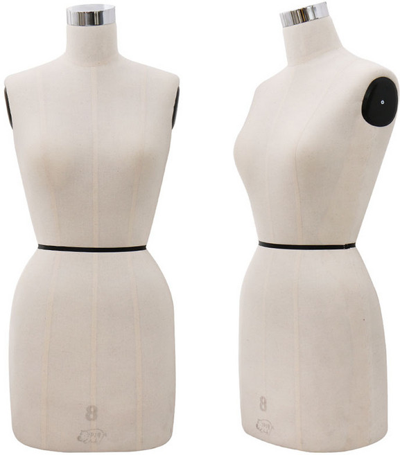 돼지표 가봉 마네킹 여자 상반신 기본 (종이/솜)