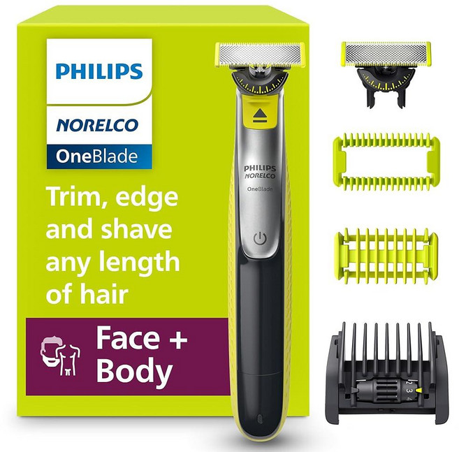 필립스 노렐코 원블레이드 면도기 360 하이브리드 5-in-1 QP2834/70, black