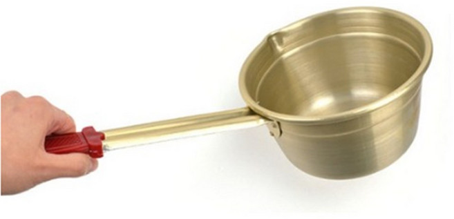 쉐프앤쿡 업소용 양은 물삭구 대 물바가지 육수 양은국자, 1개, 소소