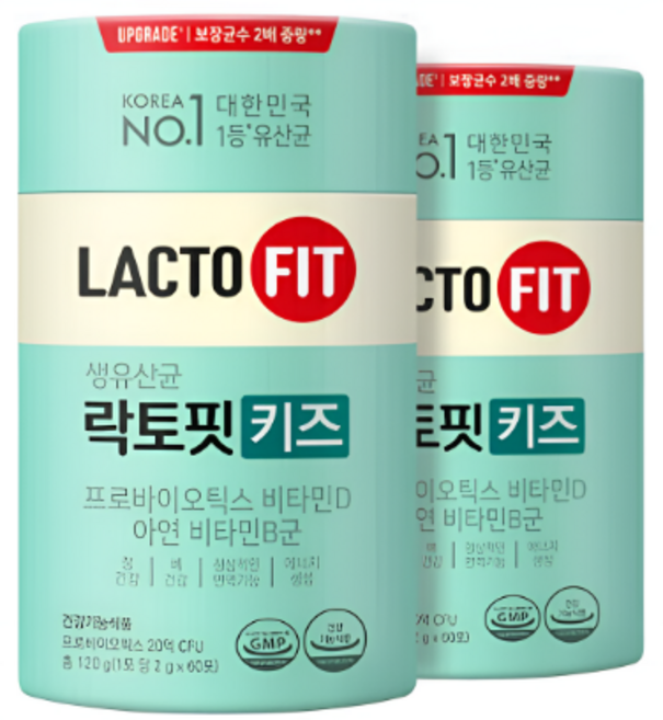 종근당건강 락토핏 키즈 60포 2개, 60회분, 2g
