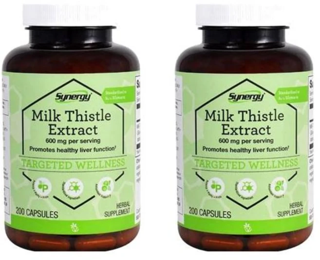 비타코스트 시너지 밀크씨슬 추출물 표준화 600mg 캡슐 200정, 2개 - 쿠팡