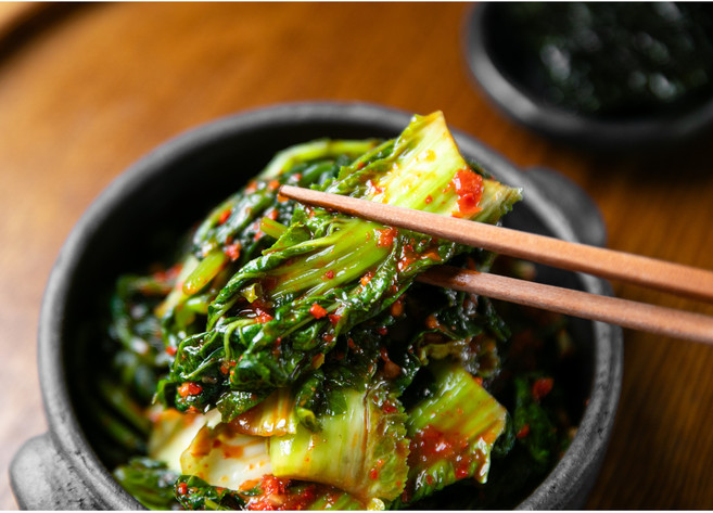 맛한가득 청방 김치 맛있게 매운 국내산 겉절이 700g 맛김치 당일생산 청방배추 얼갈이, 1개