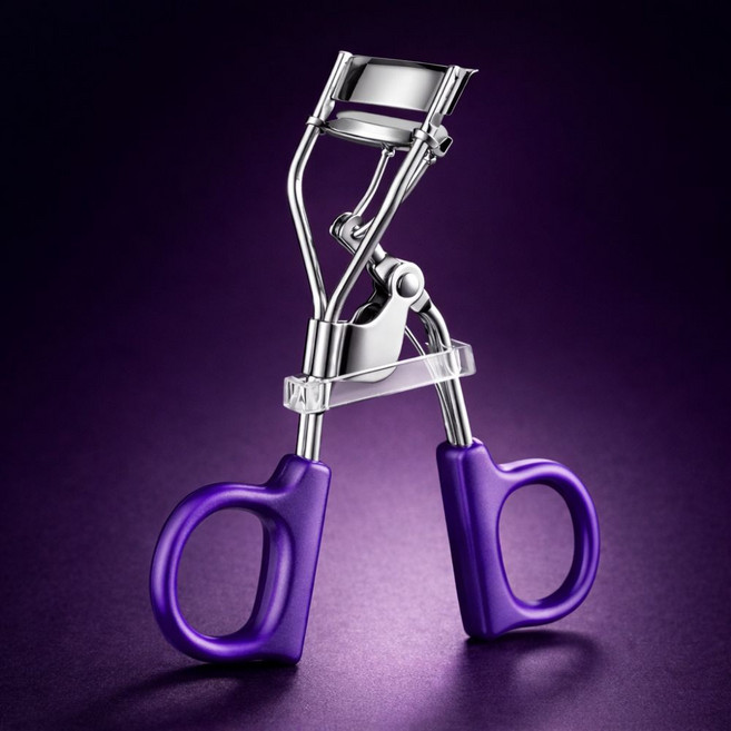 자연컬 속눈썹 뷰러 집게, 1개, 퍼플