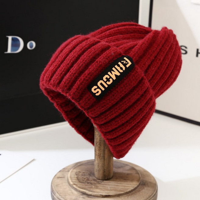 MIROSE 니트 비니모자 여성 남성 겨울 방한 모자 도톰하고 쫀쫀한 골지 모자