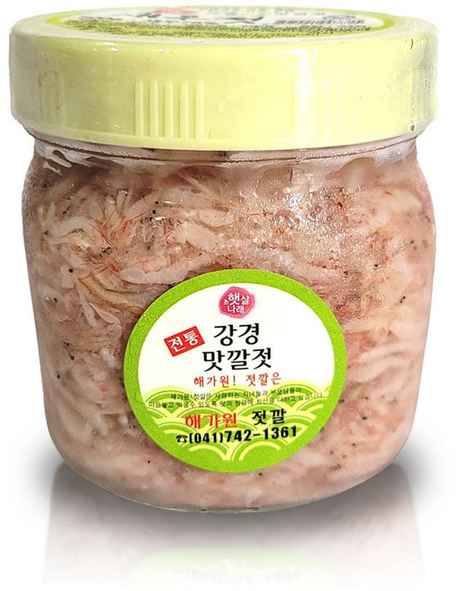 햇살나래 강경 전통 맛깔젓 새우젓 500gX1개(수입산), 500g, 1개