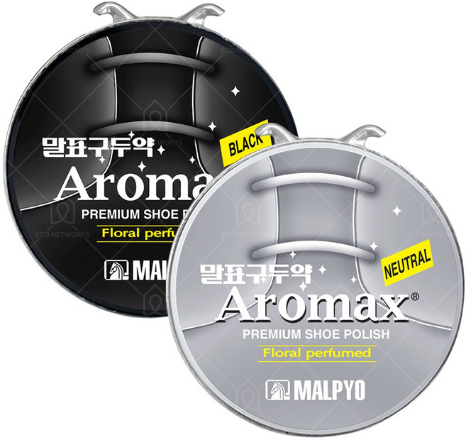 말표 구두약 캔 40g (블랙/브라운/뉴트럴) 1+1, 1세트, 블랙+뉴트럴