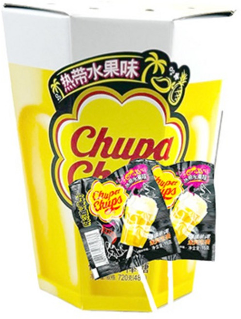 버블 츄파츕스 캔디 맥주모양 사탕 720g, 1개