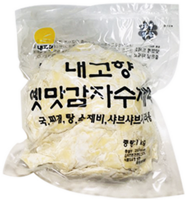 (내고향) 생감자수제비kg 생수제비 생사리 감자수제비, 1kg, 1개