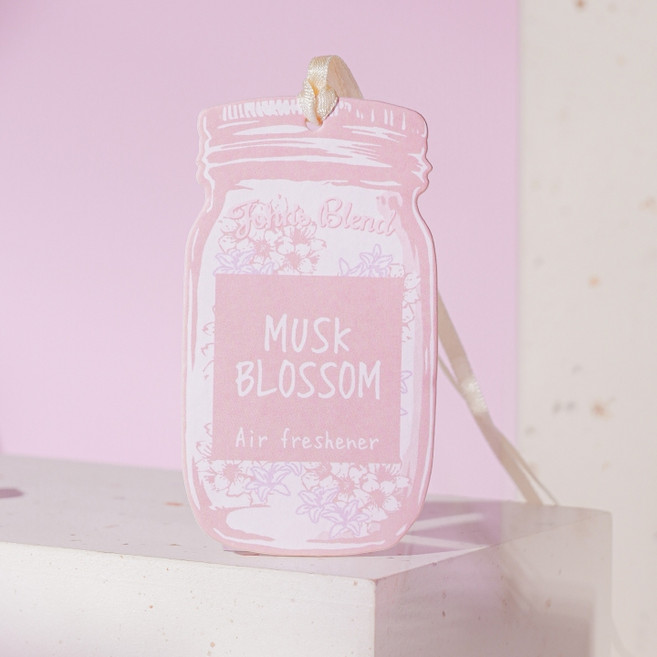 John's Blend Musk BLOSSOM 香氛膏, 1個, 香氛片（小）