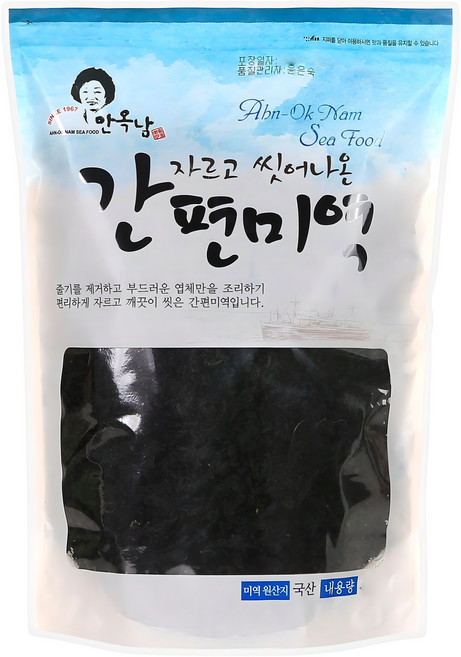 AHN-OK NAM SEA FOOD 即食乾燥海帶芽, 300g, 1包