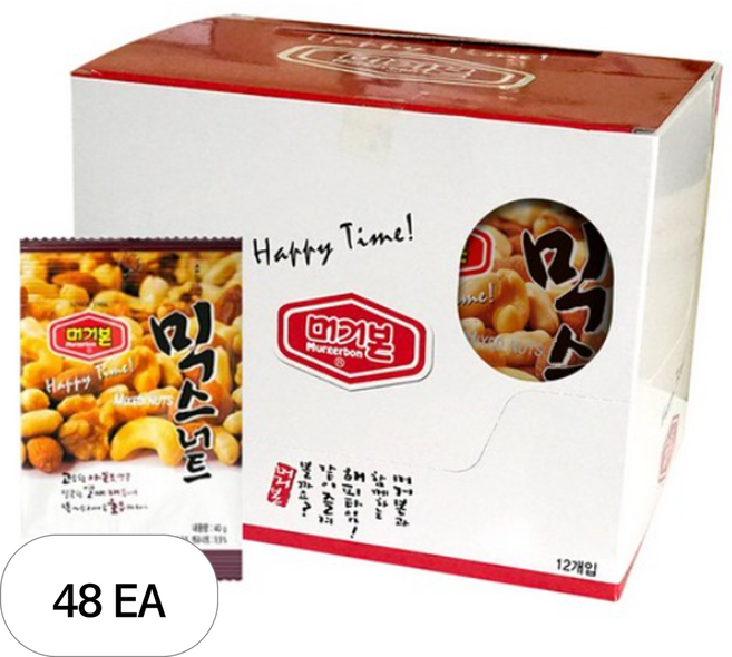 머거본 믹스너트, 40g, 48개