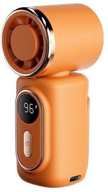 minifon MINI冰敷夾扇 16°C製冷風, 亮橙色, 超導製冷