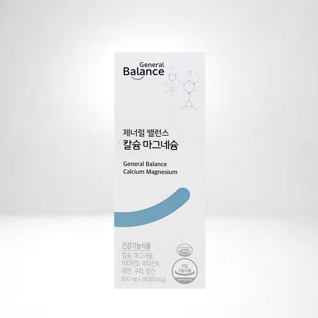 지쿱 제너럴 밸런스 칼슘마그네슘 칼마디, 240정, 2개