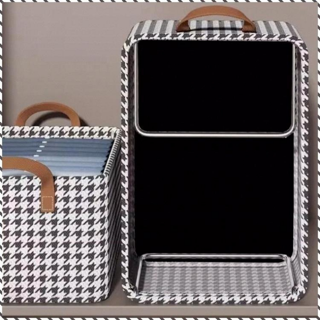 폴딩 하운드 투스 옷장수납정리함 정리함8구 수납함 방수 추출하다 사물함 원료를 모니터링하다/다기능/이중으로 더욱 튼튼해지다, Storage Box*8