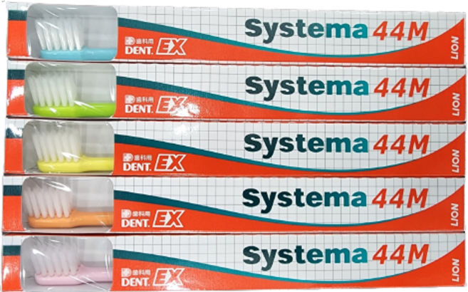 라이온 시스테마44칫솔, 5개입, 1개
