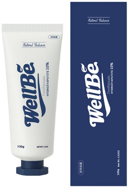 웰비치약 하이드록시아파타이트 10 천연 치약 잇몸 시린이 불소 구취제거 잇몸질환 구내염 천연치약