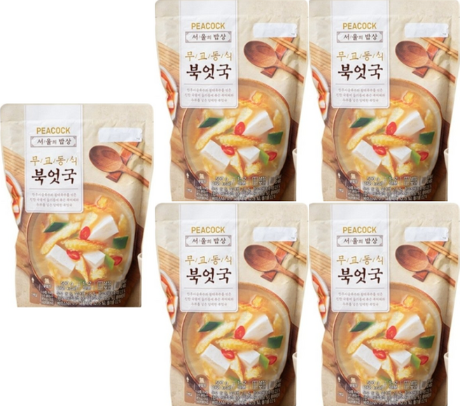 피코크 무교동식 북엇국 500g 5개
