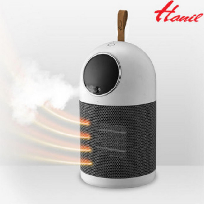 한일 전기온풍기 가습기 PTC히터 온풍기 탁상형 난방기 가정용 사무실 화이트 블랙