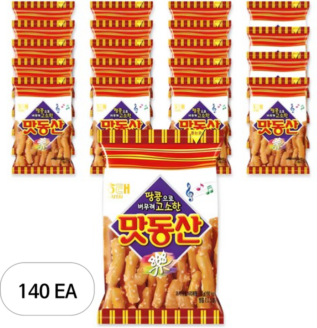 해태 맛동산, 38g, 140개