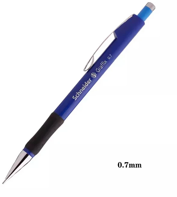 독일 Schneider Graffix 엔지니어 기계식 연필 건축 드로잉 디자인 아트 바늘 팁 이동식 파손 방지 벨트, 01 0.7mm
