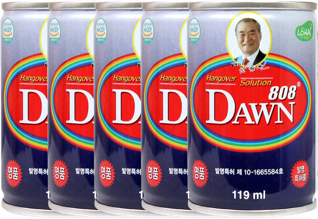 그래미 여명 808 숙취해소음료 119ml, 5개