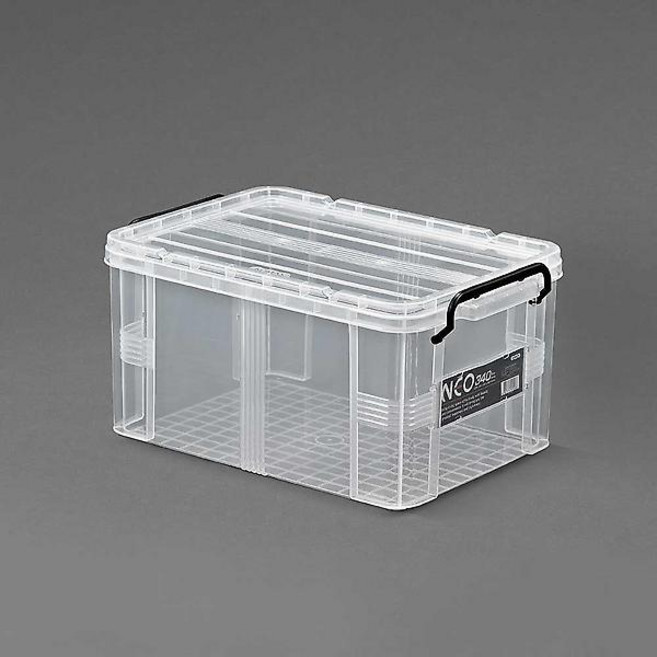 코멕스 네오박스 리빙박스 정리수납함, 투명, 2개