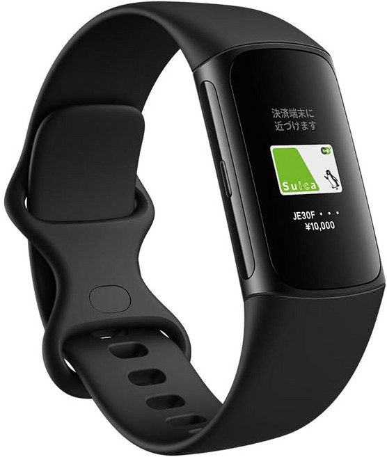 핏빗 Charge 6 스마트워치 러닝워치 피트니스 트래커, 흑요석 검정