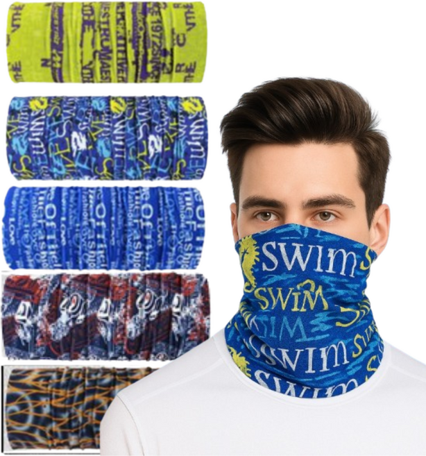 사계절 멀티스카프 5개 세트, 블루계열, 1개