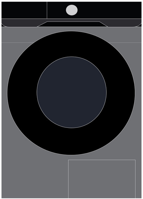 삼성전자 AI 건조기 21kg 방문설치, DV21DG8600BV, 블랙캐비어