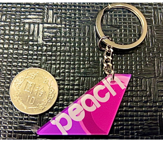 PEACH 壓克力鑰匙圈, 1個