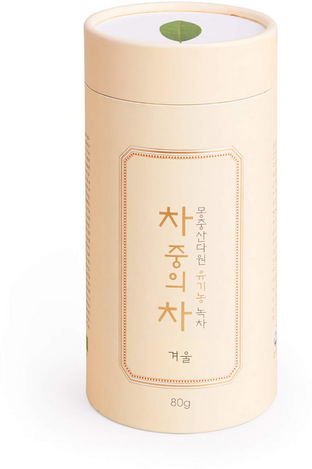 몽중산다원 차중의차 겨울 녹차, 1개, 80g, 1개입