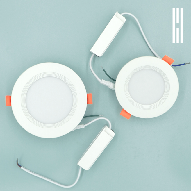 쓰리온 고급형 다운라이트 3인치 4인치 LED 플리커프리 매입등 방습 잔광방지특허, 쓰리온 다운라이트 3인치 주백색, 1개