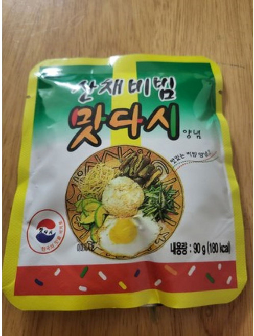 동방푸드 산채비빔 맛다시 양념, 90g, 2개