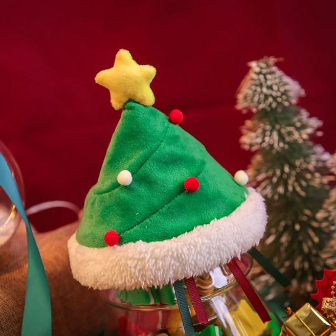 옷 눈사람옷 크리스마스 귀여운 산타옷 트리옷, F. 크리스마스 트리 모자