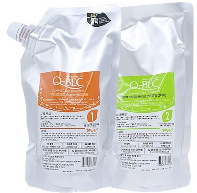 뷰티원 큐백 코팅 칼라 트리트먼트 크림, 1개, 블랙