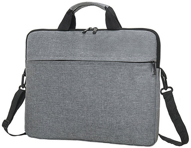16인치 노트북 가방 충격방지 맥북 그램 15.6인치 대용량 숄더백 3way 서류가방, 1개, 모노 그레이