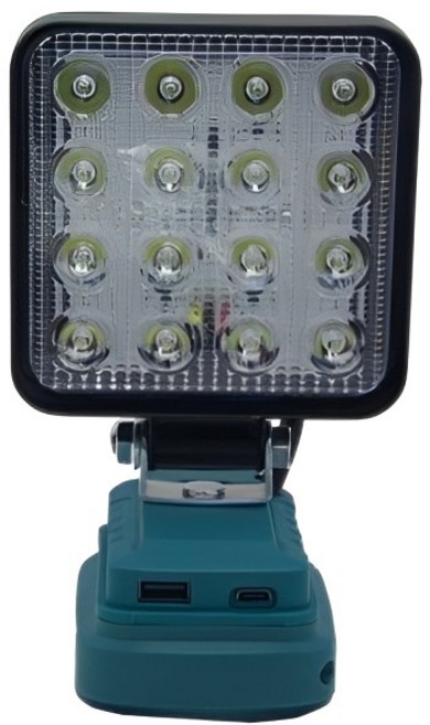 鋰電池轉 LED燈, 4吋16燈, 1個