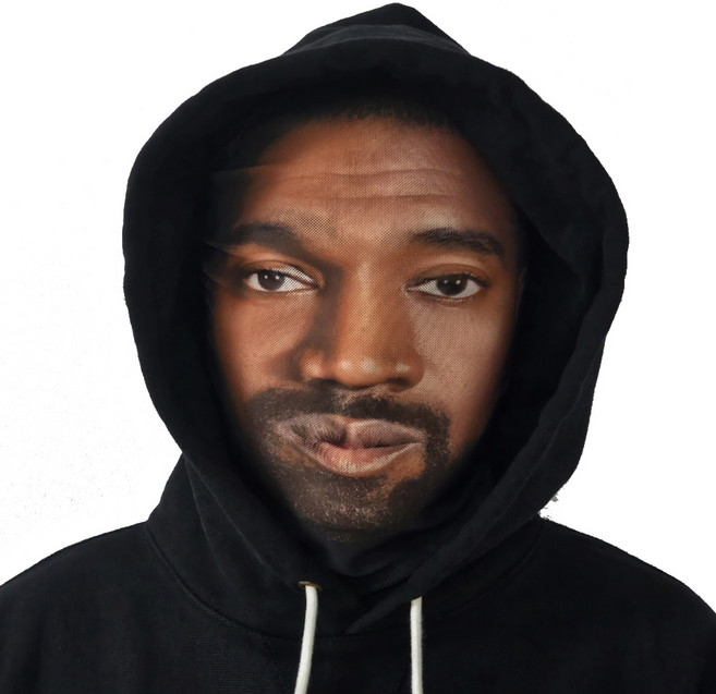 인물 복면마스크 가면 칸예마스크 할로윈 쓸데없는선물, 1개, 6.칸예