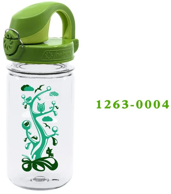 Nalgene-어린이를 위한 스포츠 물병 휴대용 누출 방지 어린이 만화 350ml, 01 1263-0004