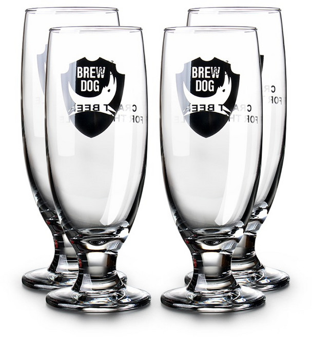 xingLian(Brewdog) Brewdog 맥주 머그 공예 개 펑크 영어 유리 IPA 공예 맥주 머그 ml 크리 에이 티브 주스 머그 지원 Brewdog 머그 블랙 라벨, 양조 강아지 머그잔 블랙 라벨 로고 4 개, 1개