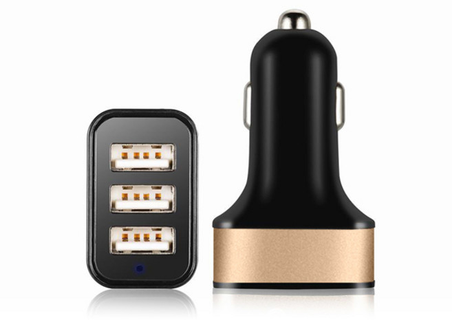 넥스트 3포트 USB 차량용 충전기, NEXT-1403CHG, 혼합색상