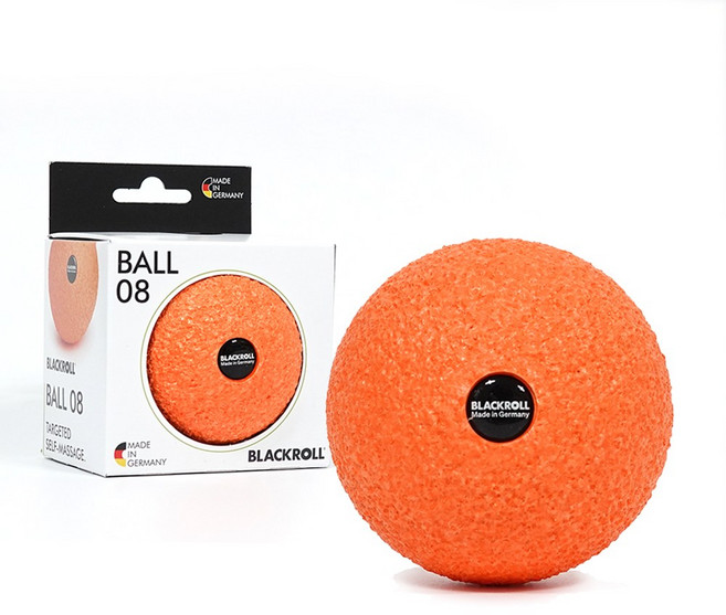 [로켓그로스]블랙롤 볼 스몰 마사지볼, 오렌지, 1개