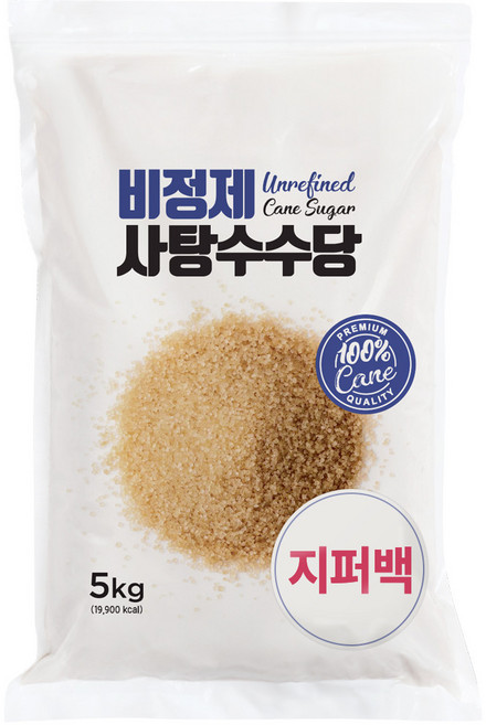 직수입정품 비정제 사탕수수당 5kg, 1개