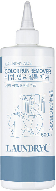 런드리씨 컬러백 이염제거제 색이염 얼룩 제거 복구제, 1개, 500ml