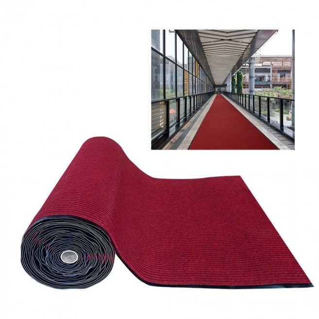 소라네상점 파이론텍스 롤 카펫 행사용 전시용 적색, 레드, 1개