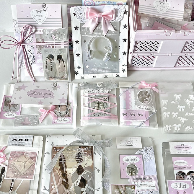 햇살마켓21 포카포장용품세트 포카포장 발레코어 포토카드슬리브 대지