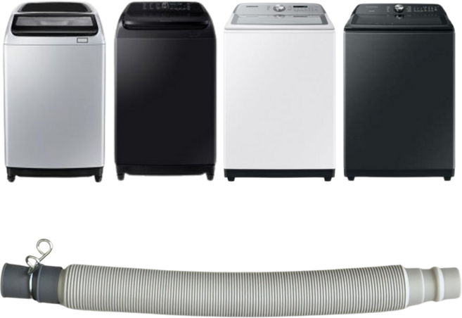 삼성 전자동 통돌이 세탁기 정품 배수호스 1.5m WA10J5710 WA12J5710 WA14M6710 WA15J6850 WA16A6374 WA19A8370 WA23A8375, 1개, NSHOSE2-L(일반)