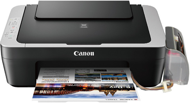 캐논 E410 잉크젯 복합기 가정용프린터기 무한잉크완벽설치, 캐논 E410 복합기 투톤(블랙&그레이)