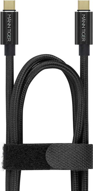 만타이거 썬더볼트 4 PD 100W C to C타입 케이블 USB4 8K 40Gbps e-GPU, 1.5m, 1개