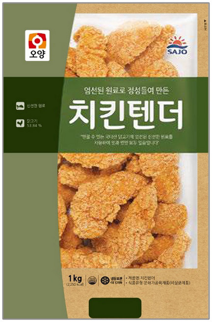 사조 오양 치킨텐더 1kg / 순살치킨, 1개